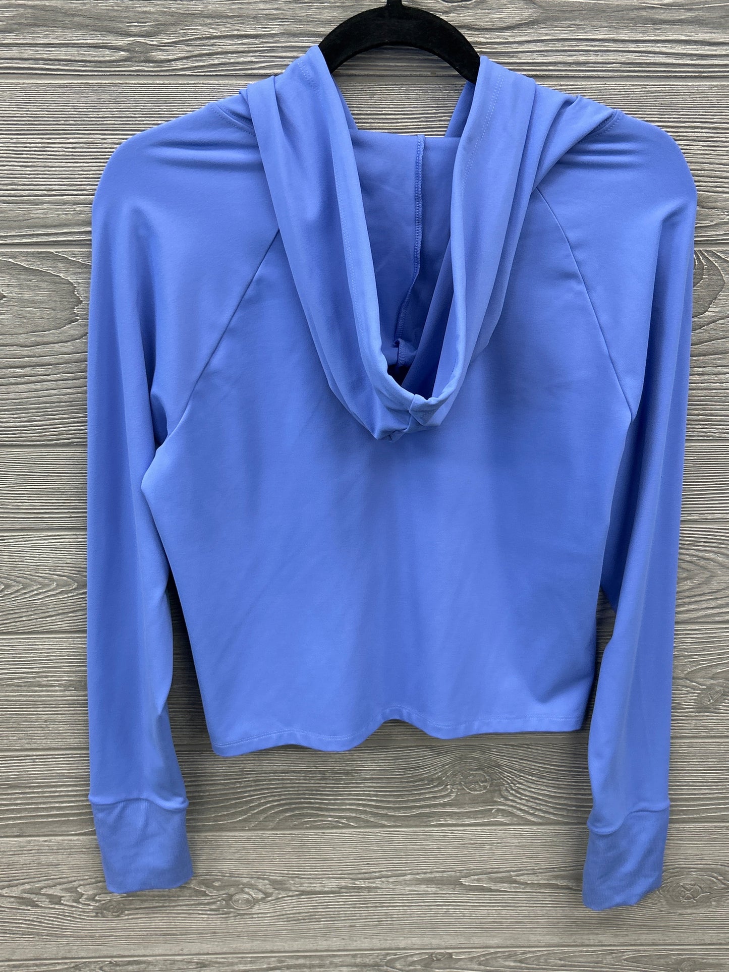 Athletic Sweatshirt Hoodie By Fabletics In Blue, Size: L