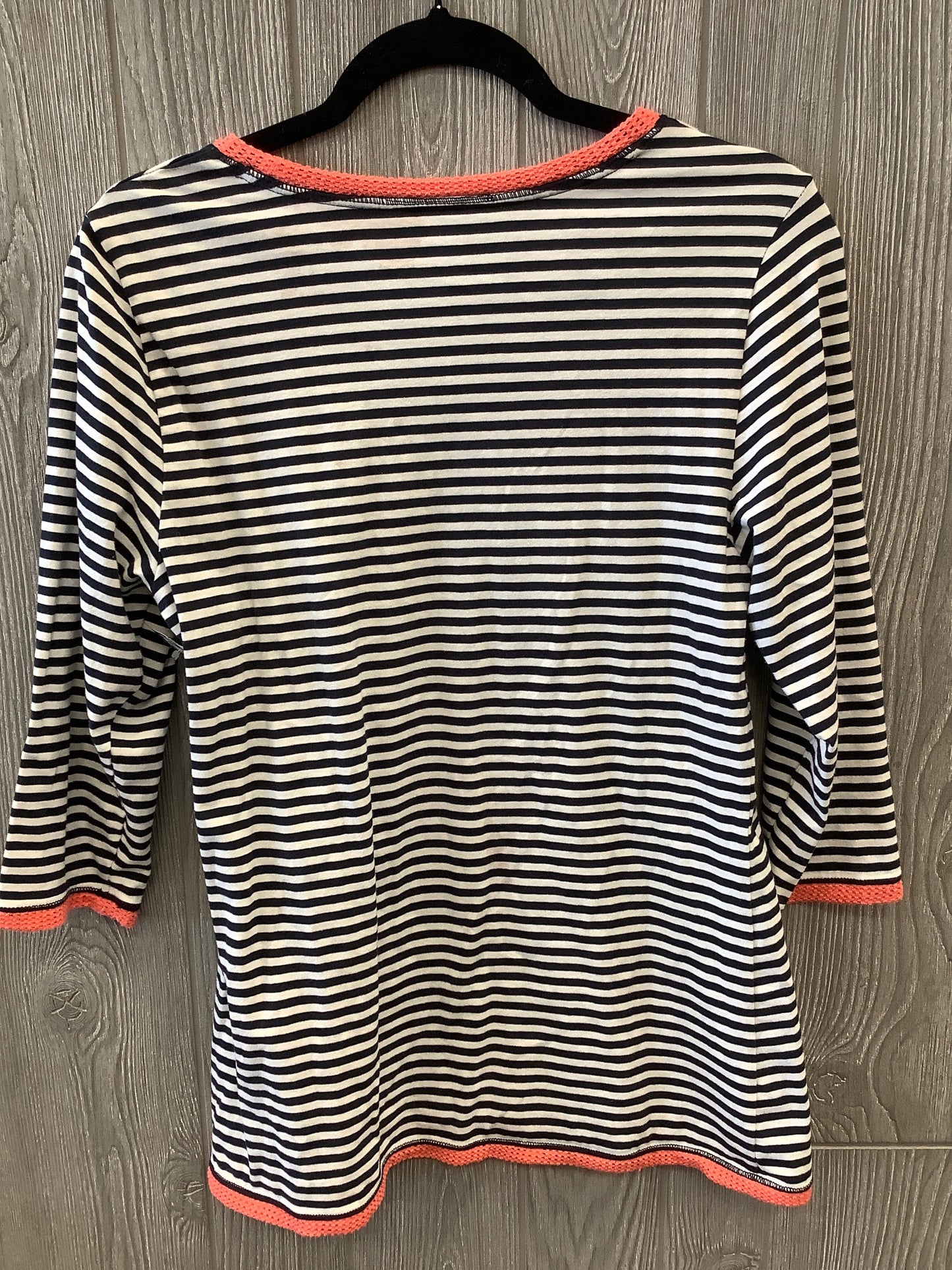 Top Long Sleeve By Christopher And Banks In Striped Pattern, Size: S