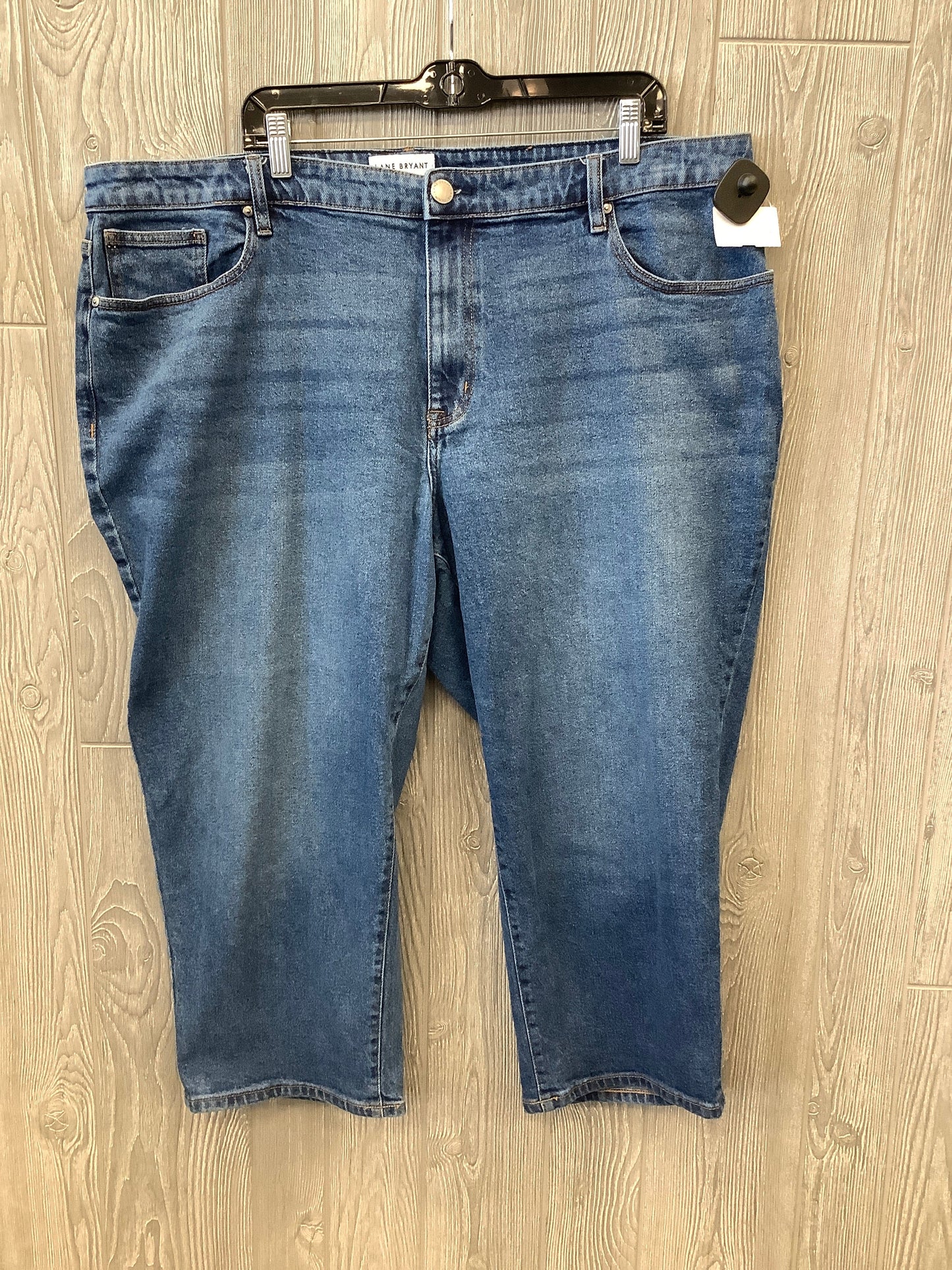 Jeans Straight By Lane Bryant In Blue Denim, Size: 22