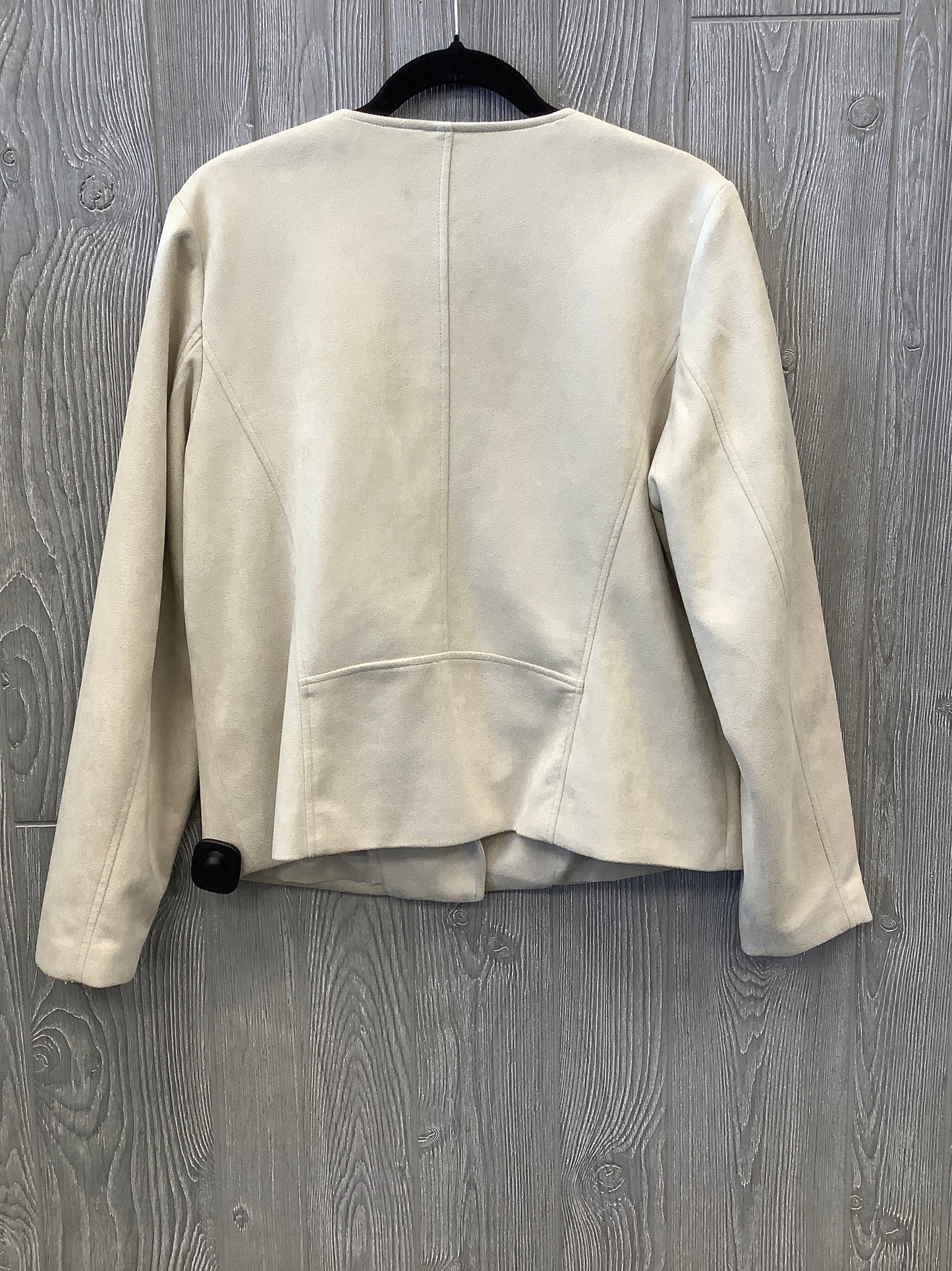 Jacket Other By Apt 9 In Cream, Size: L