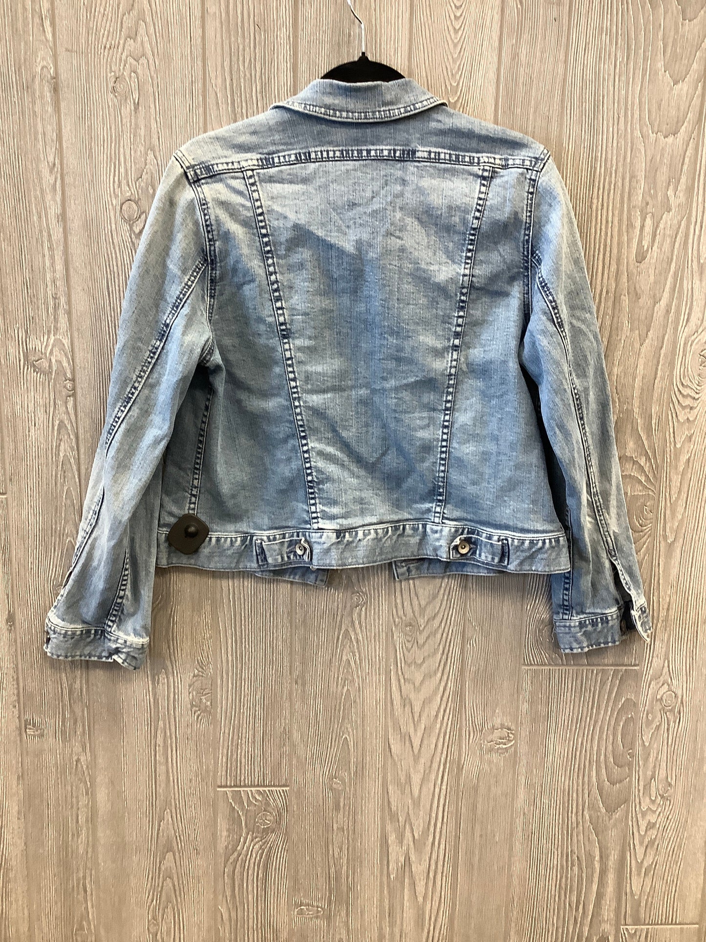 Jacket Denim By Merona In Blue Denim, Size: L