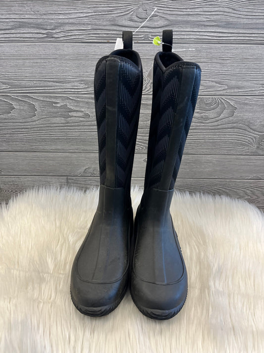 Boots Rain By Clothes Mentor In Black, Size: 10