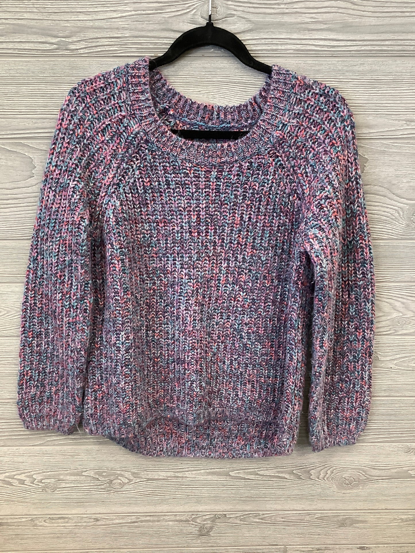 Sweater By Maurices In Blue & Pink, Size: M