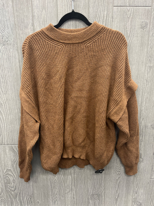 Sweater By Terra & Sky In Brown, Size: 1x