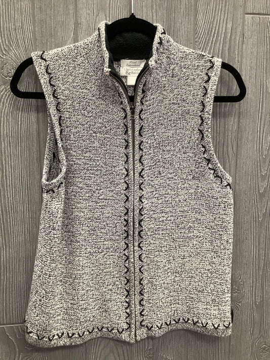 Vest Faux Fur & Sherpa By Christopher And Banks In Grey, Size: S