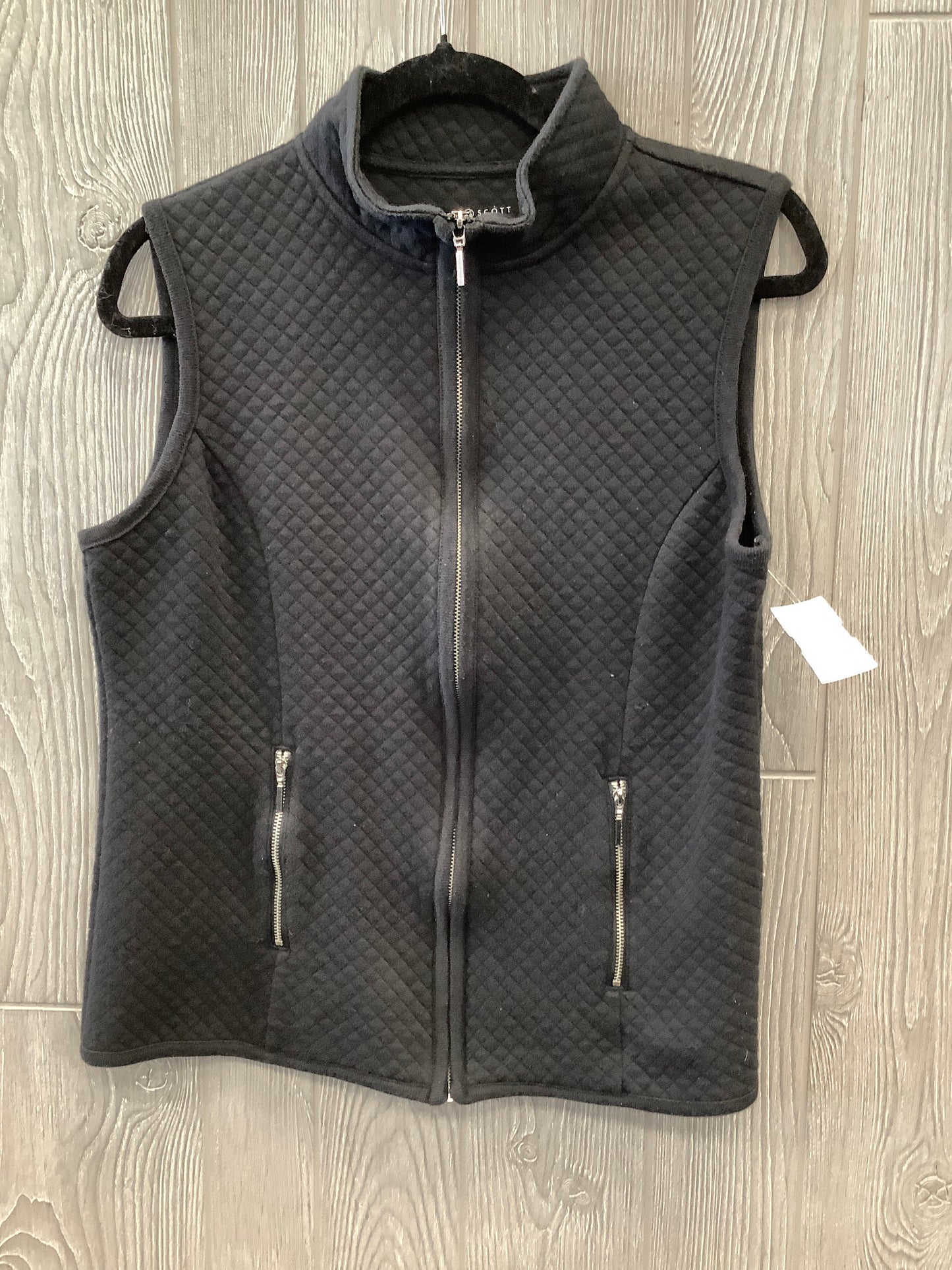 Vest Other By Karen Scott In Black, Size: S