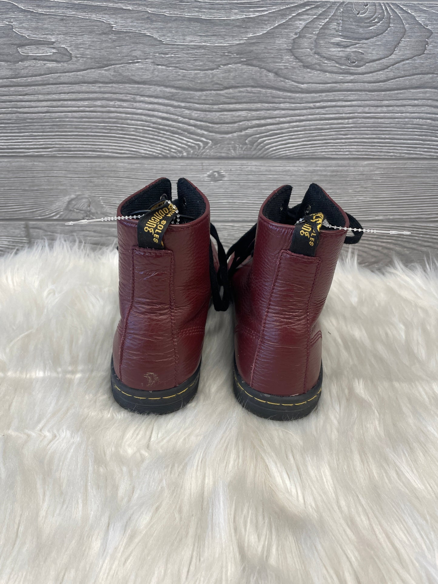 Boots Ankle Flats By Dr Martens In Red, Size: 7