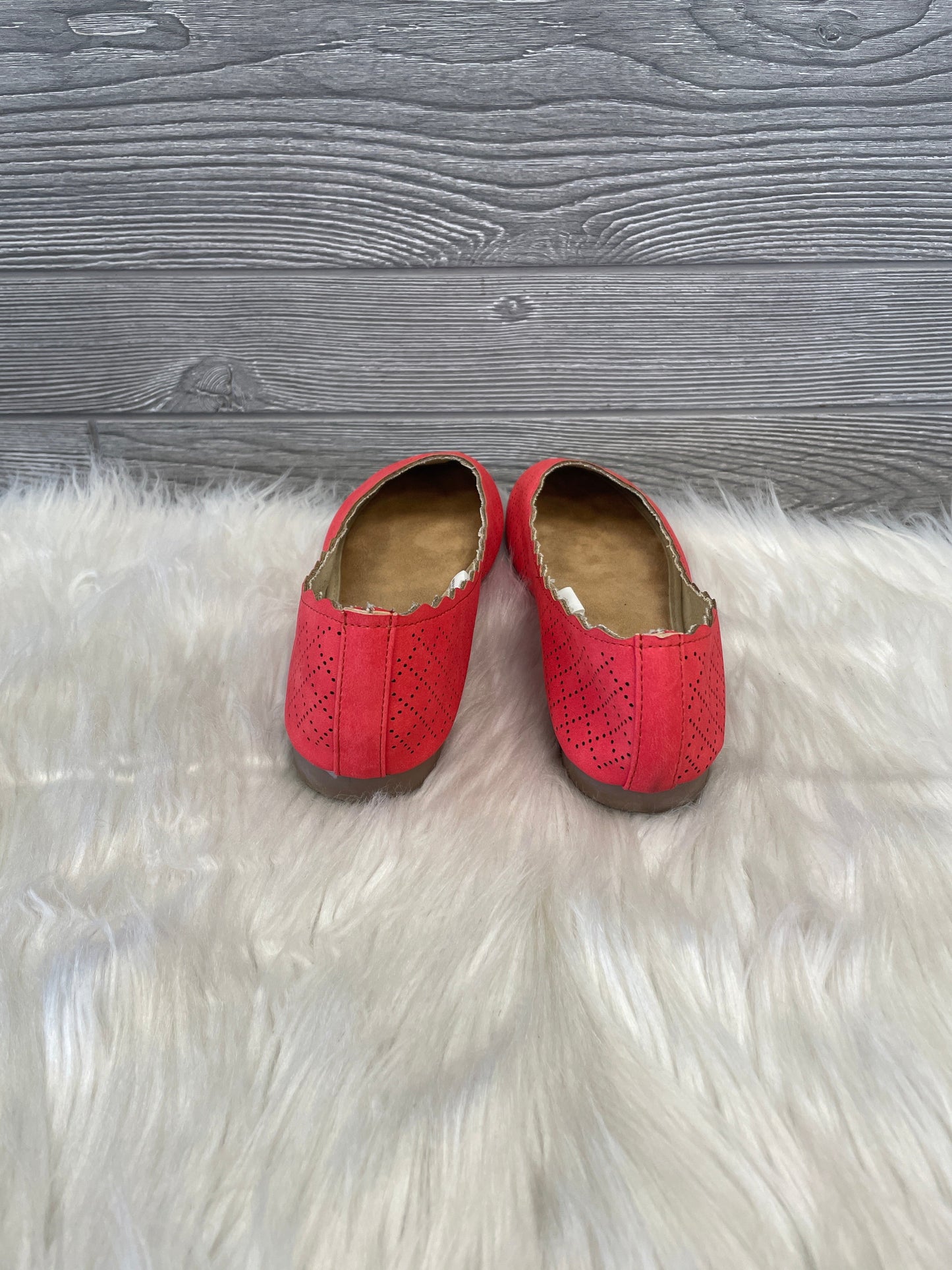 Shoes Flats By Serra In Red, Size: 7