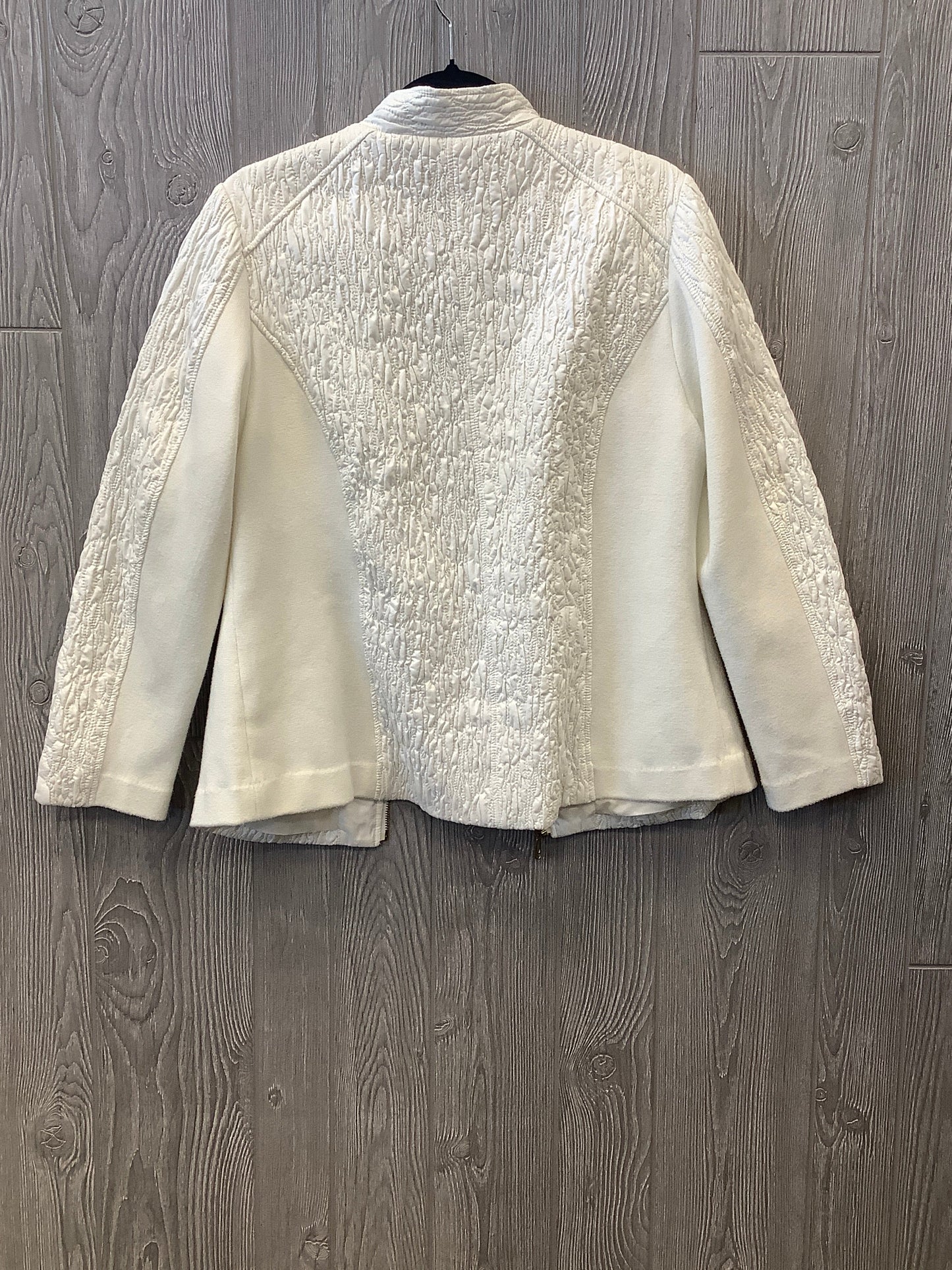 Jacket Other By Chicos In White, Size: L