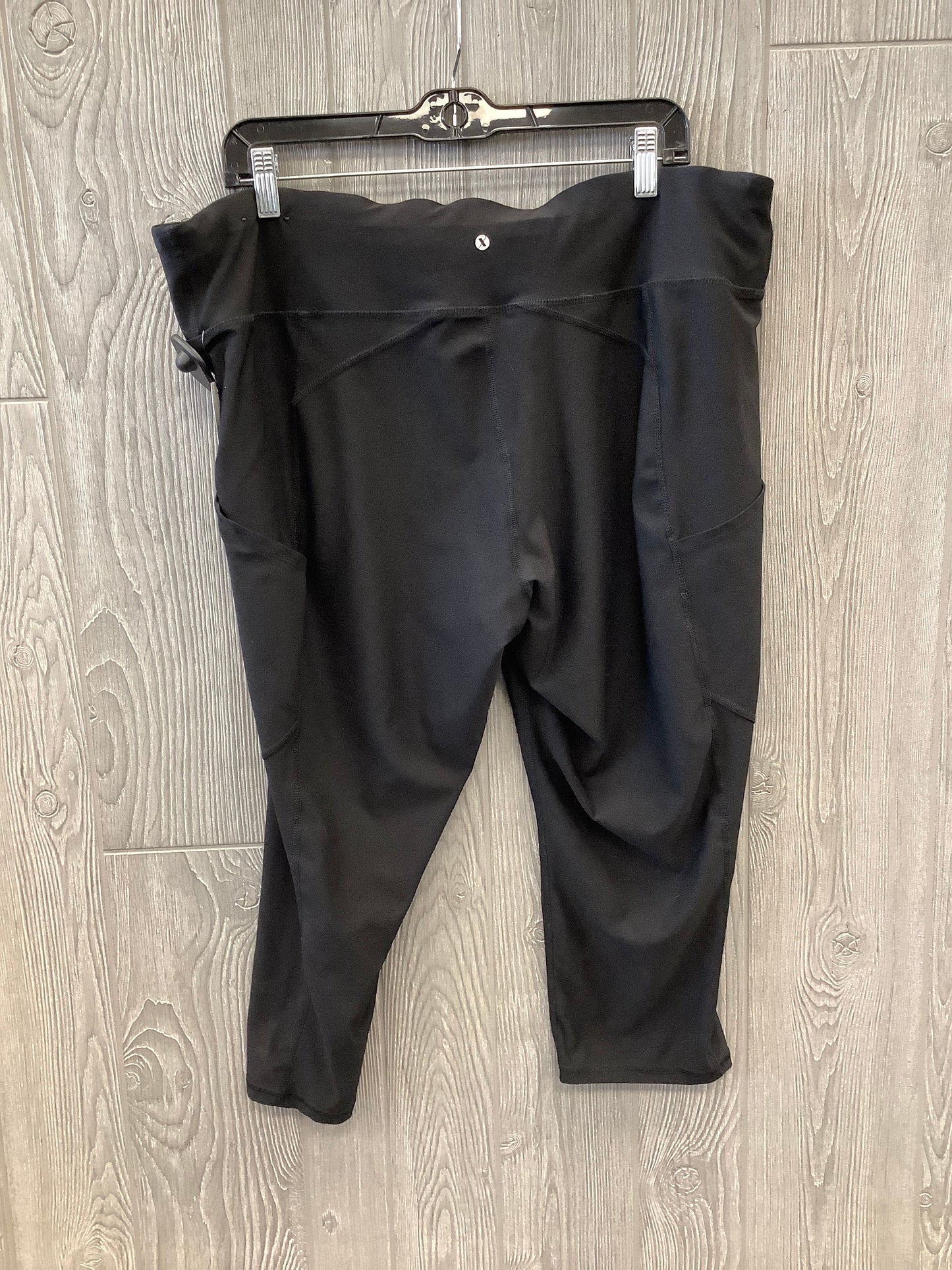 Athletic Capris By Xersion In Black, Size: 2x