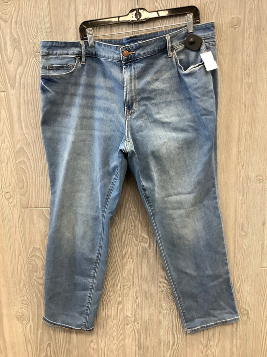 Jeans Straight By Old Navy In Blue, Size: 22