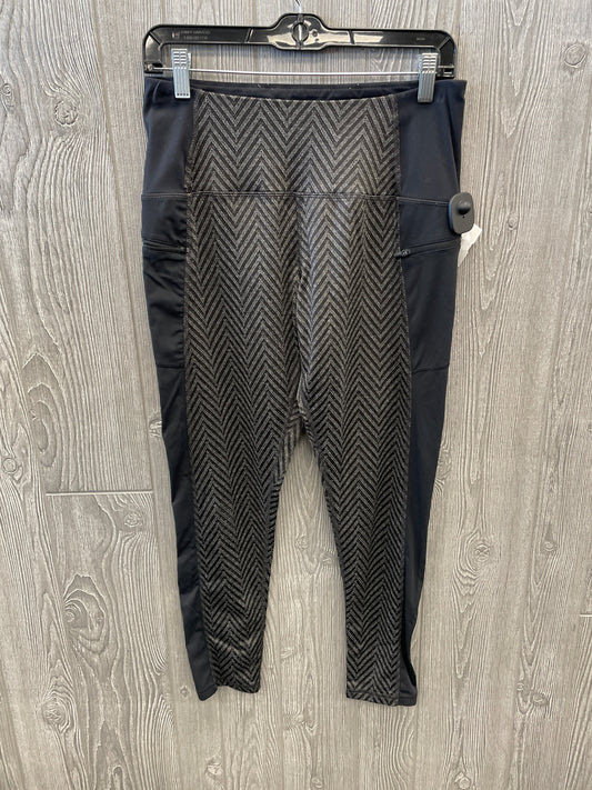 Athletic Leggings By Champion In Black, Size: L