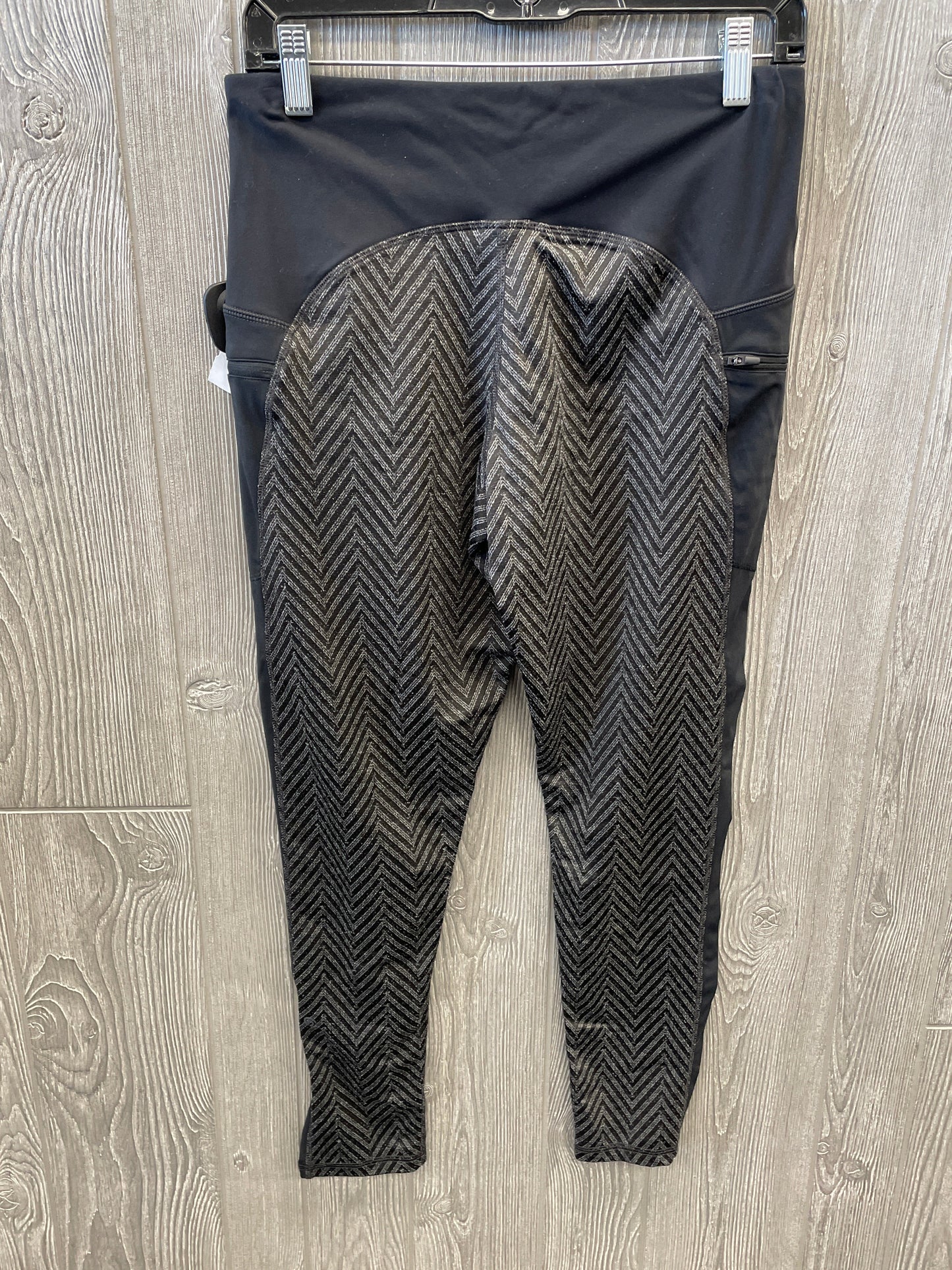 Athletic Leggings By Champion In Black, Size: L