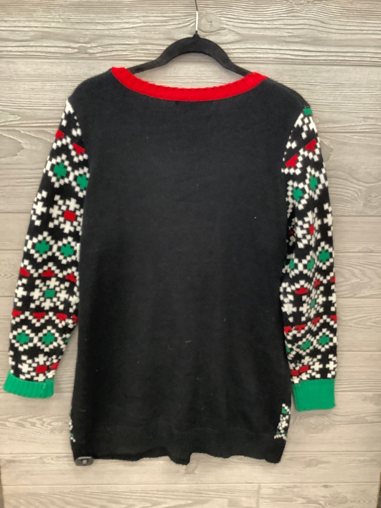 Dress Sweater By United States Sweaters In Black, Size: Xl