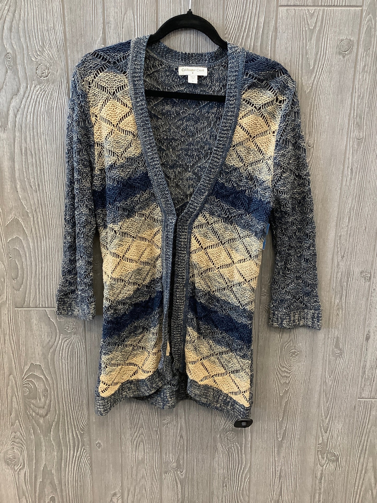 Cardigan By Coldwater Creek In Blue, Size: L