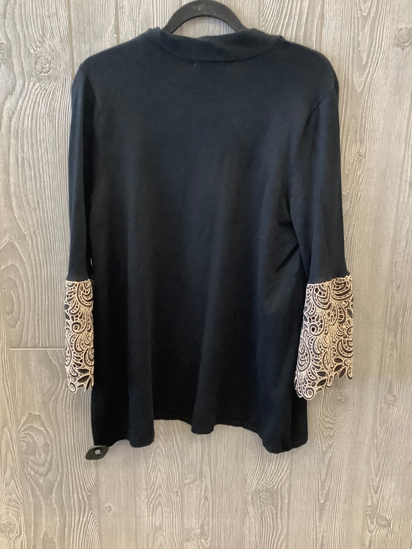 Cardigan By Alfani In Black, Size: M