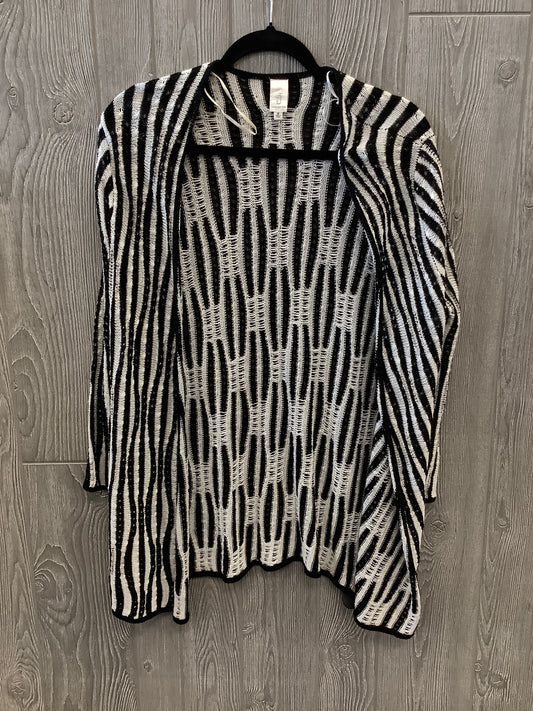 Cardigan By Jones New York In Black & White, Size: M