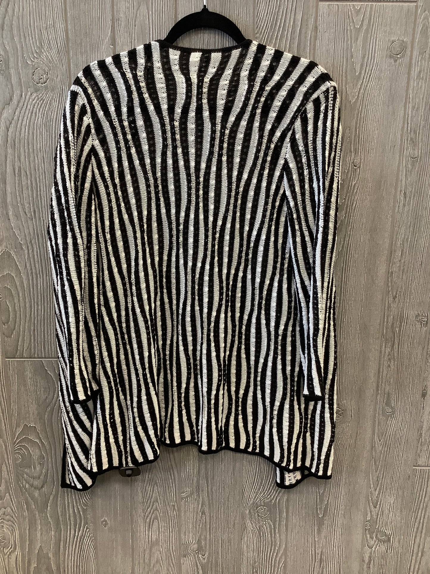 Cardigan By Jones New York In Black & White, Size: M