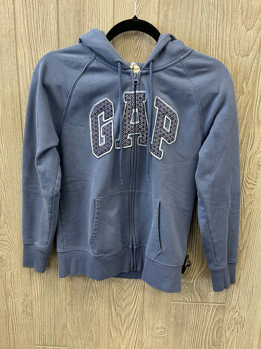 Sweatshirt Hoodie By Gap In Blue, Size: S