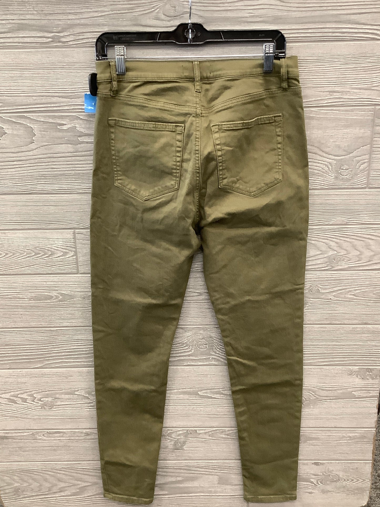 Jeans Skinny By Loft In Green, Size: 6