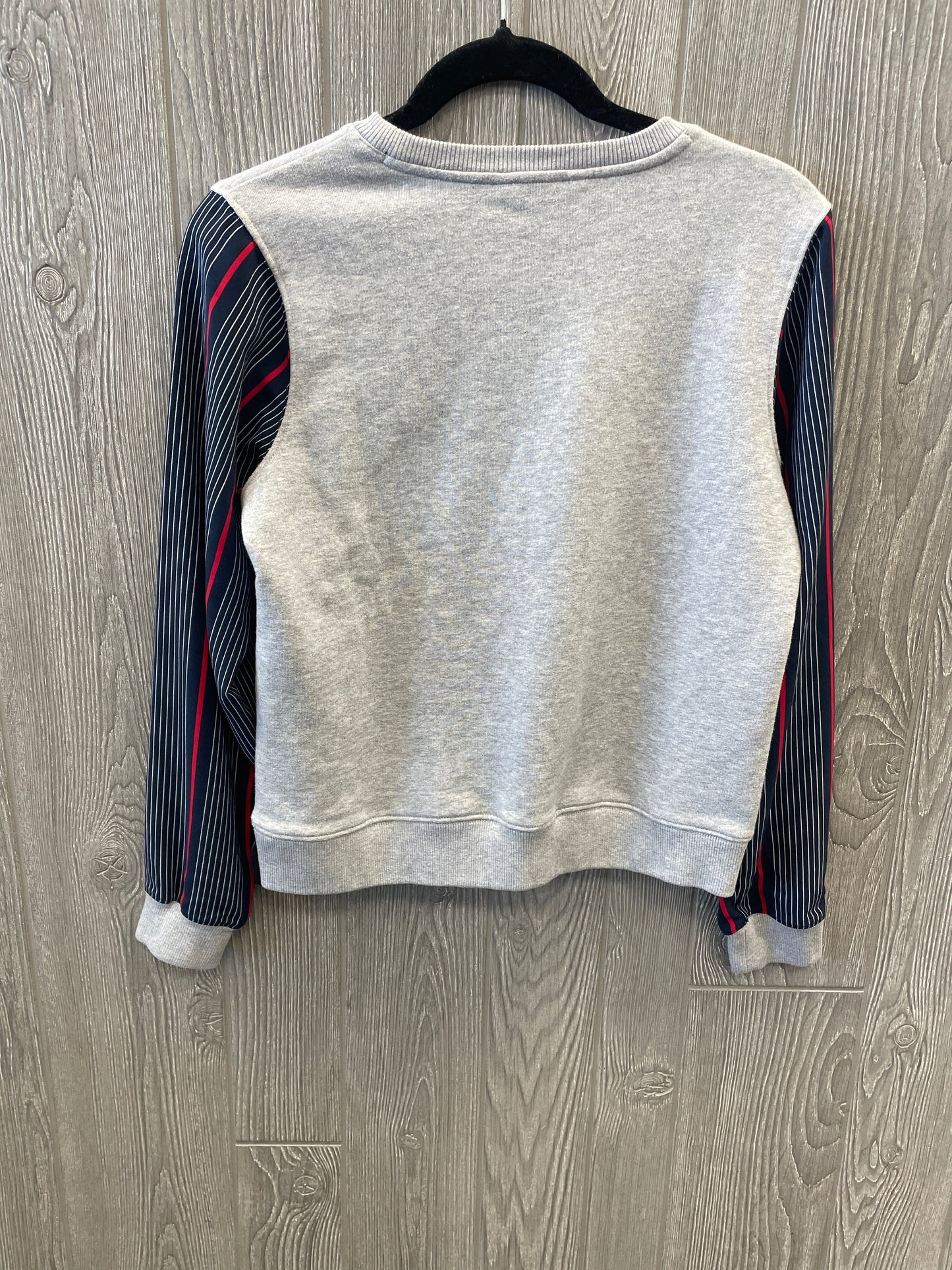 Top Long Sleeve By Tommy Hilfiger In Grey, Size: Sp