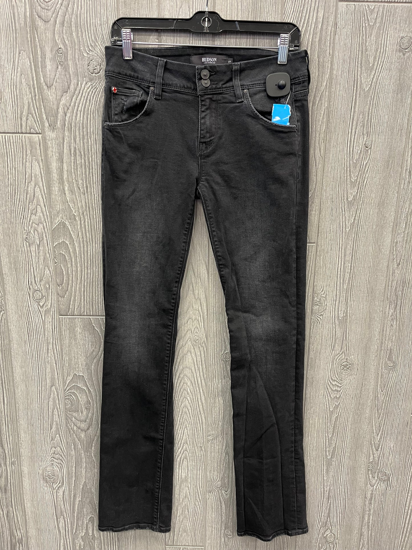 Jeans Straight By Hudson In Black, Size: 4