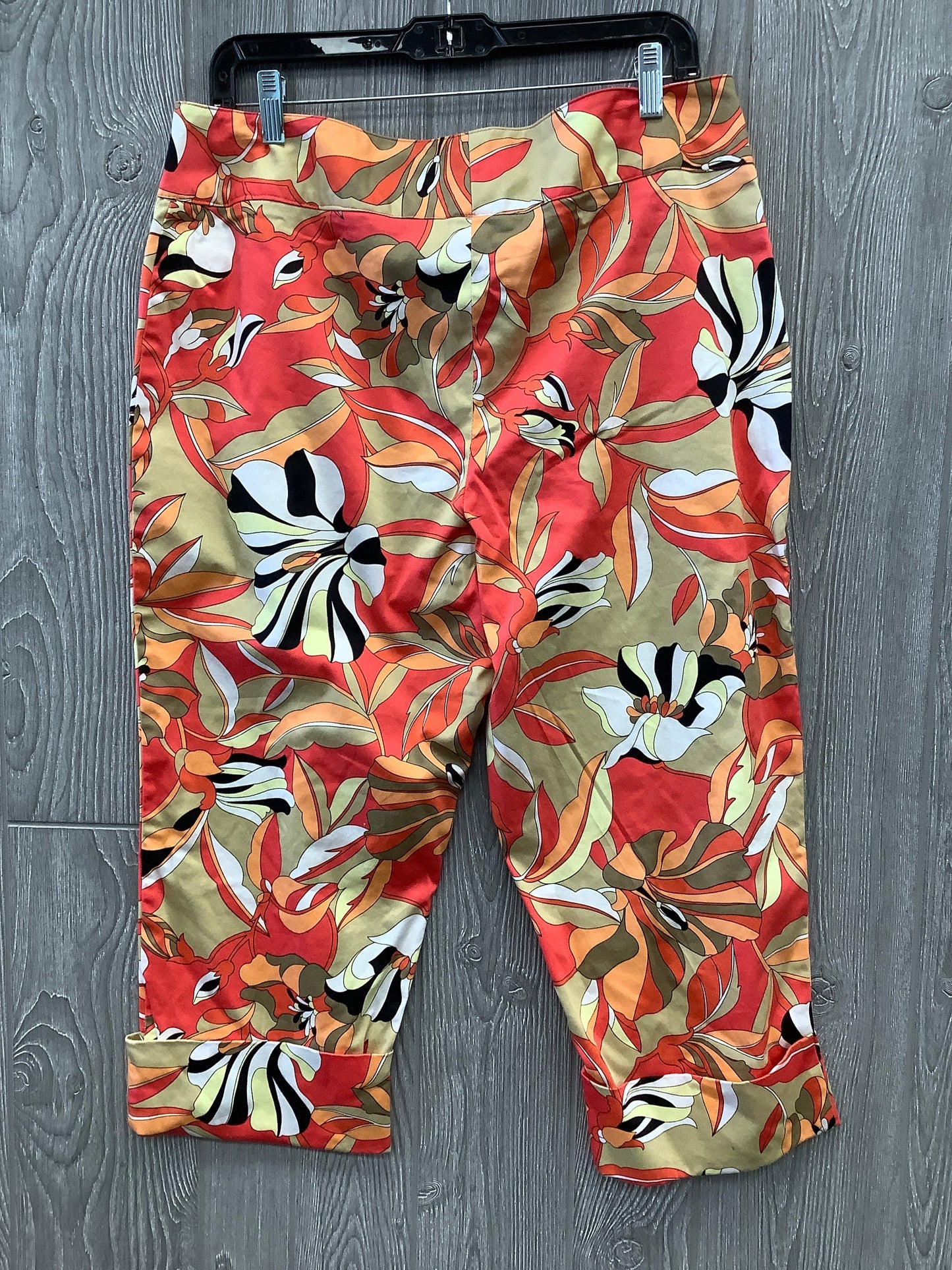 Capris By Alanni In Orange, Size: 14