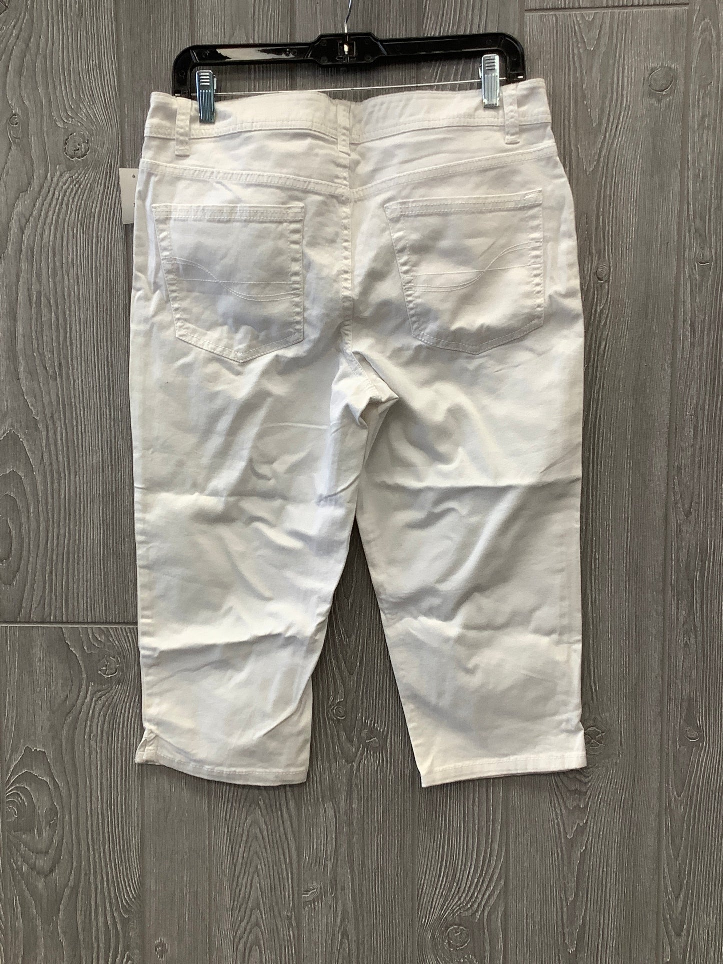 Capris By Faded Glory In White, Size: 10