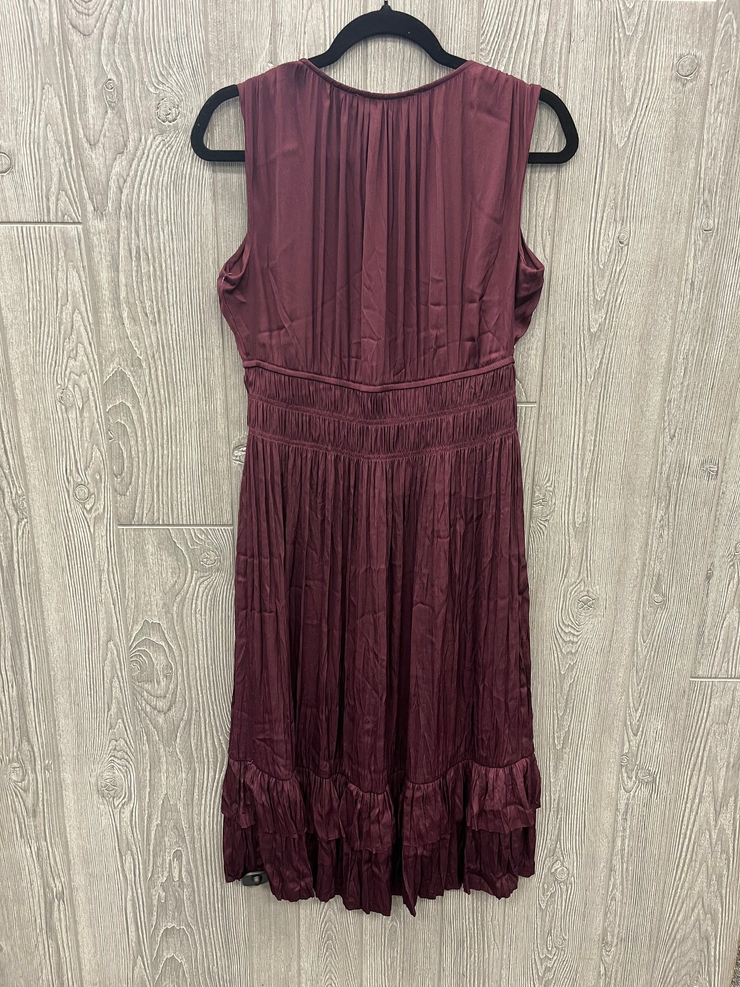 Dress Casual Midi By White House Black Market In Purple, Size: S