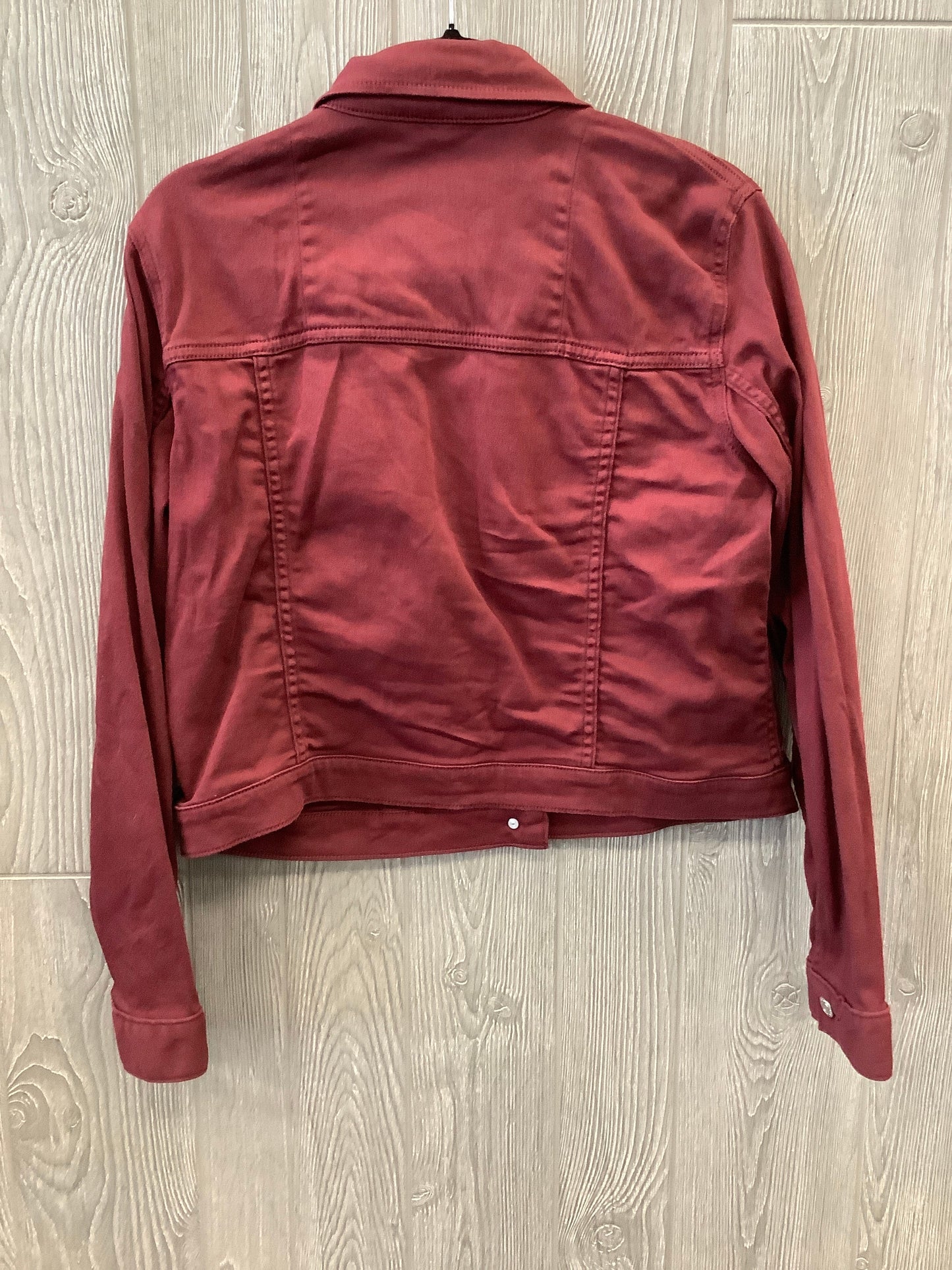 Jacket Denim By Michael By Michael Kors In Red, Size: L