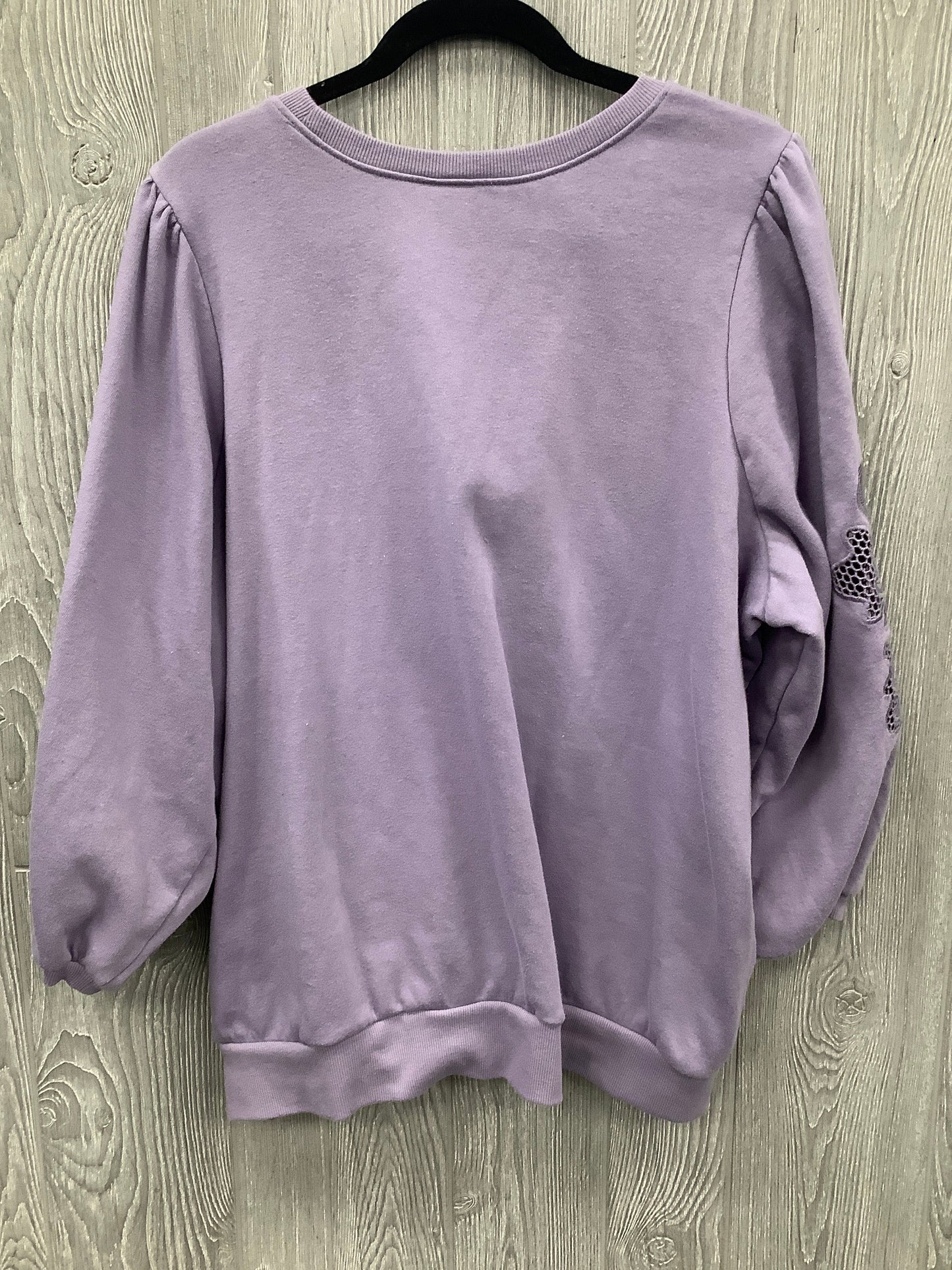 Top Long Sleeve By Torrid In Purple, Size: 2x