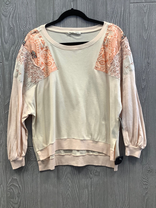 Top Long Sleeve By We The Free In Orange, Size: Xs