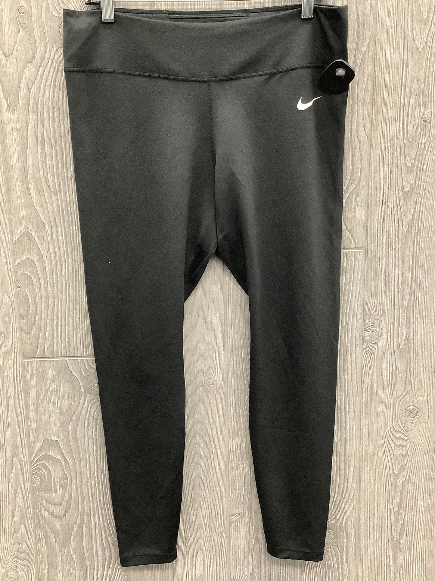 Athletic Leggings By Nike In Black, Size: Xl