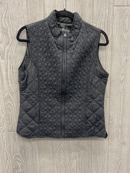 Vest Puffer & Quilted By Relativity In Black, Size: M