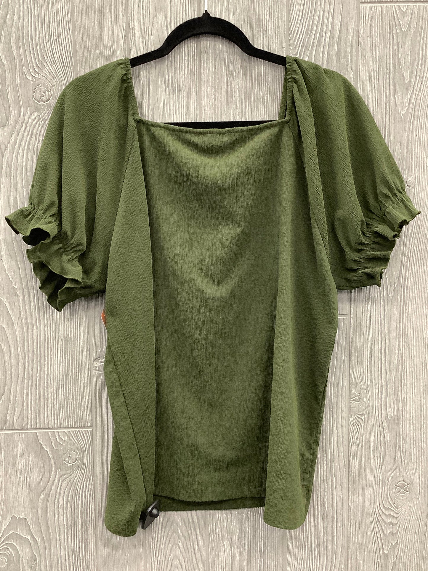 Top Short Sleeve By Ann Taylor In Green, Size: Xl