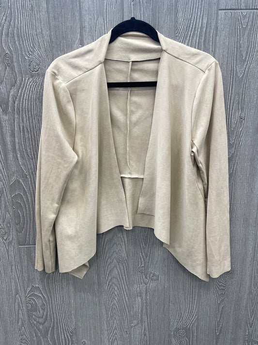 Blazer By Clothes Mentor In Tan, Size: S