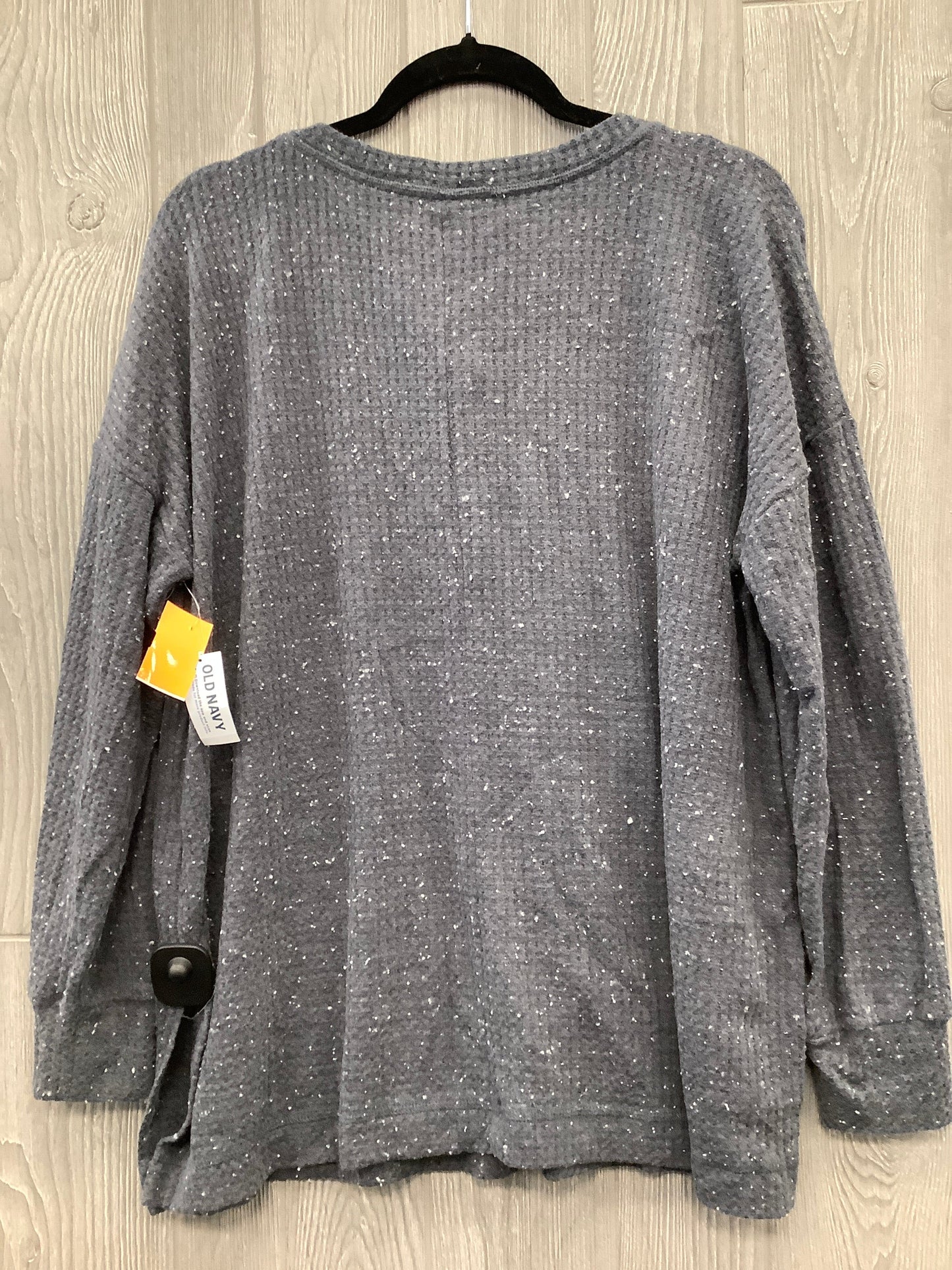 Top Long Sleeve By Old Navy In Grey, Size: L