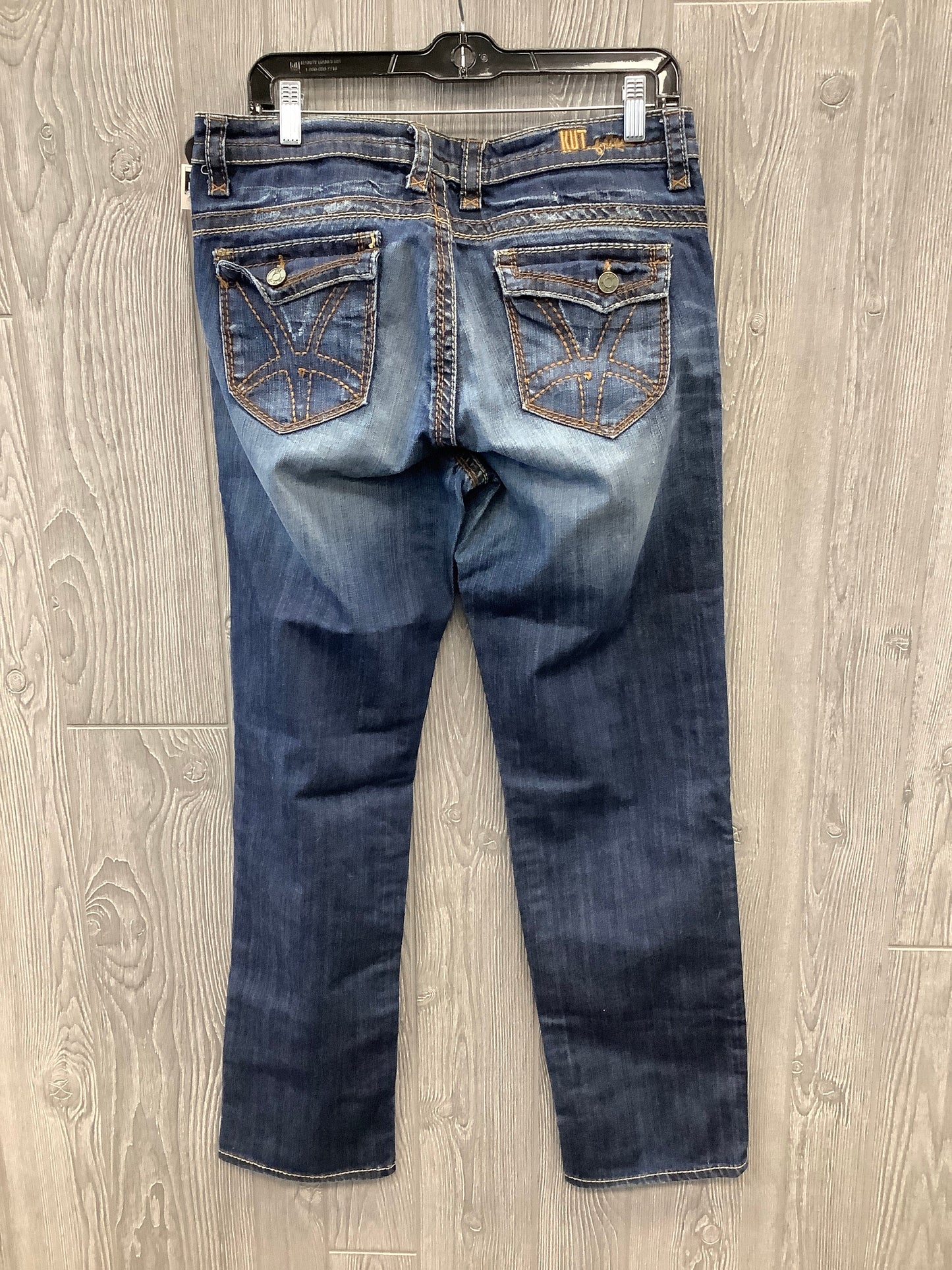 Jeans Straight By Kut In Blue, Size: 10