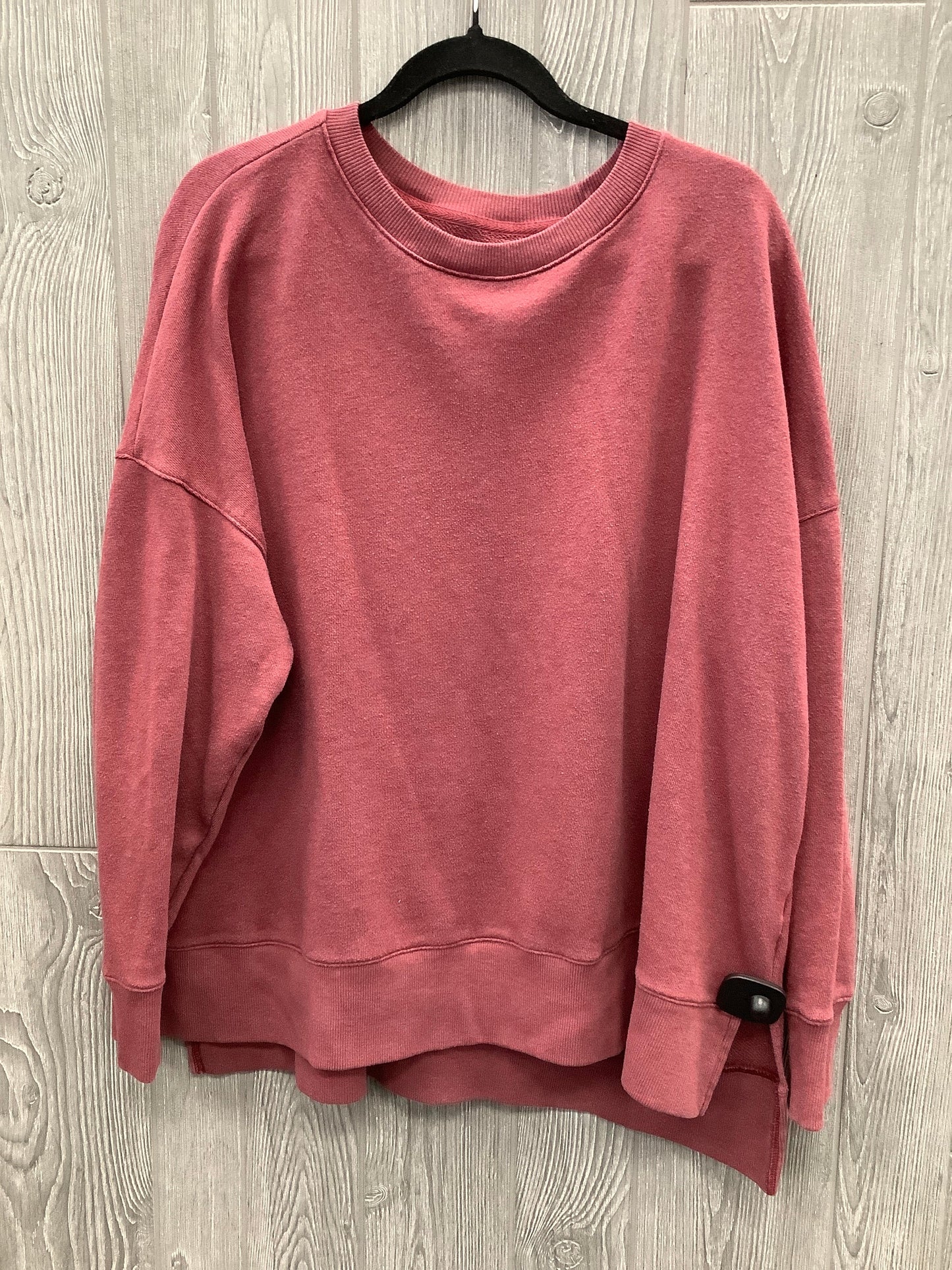 Top Long Sleeve By Time And Tru In Red, Size: 3x