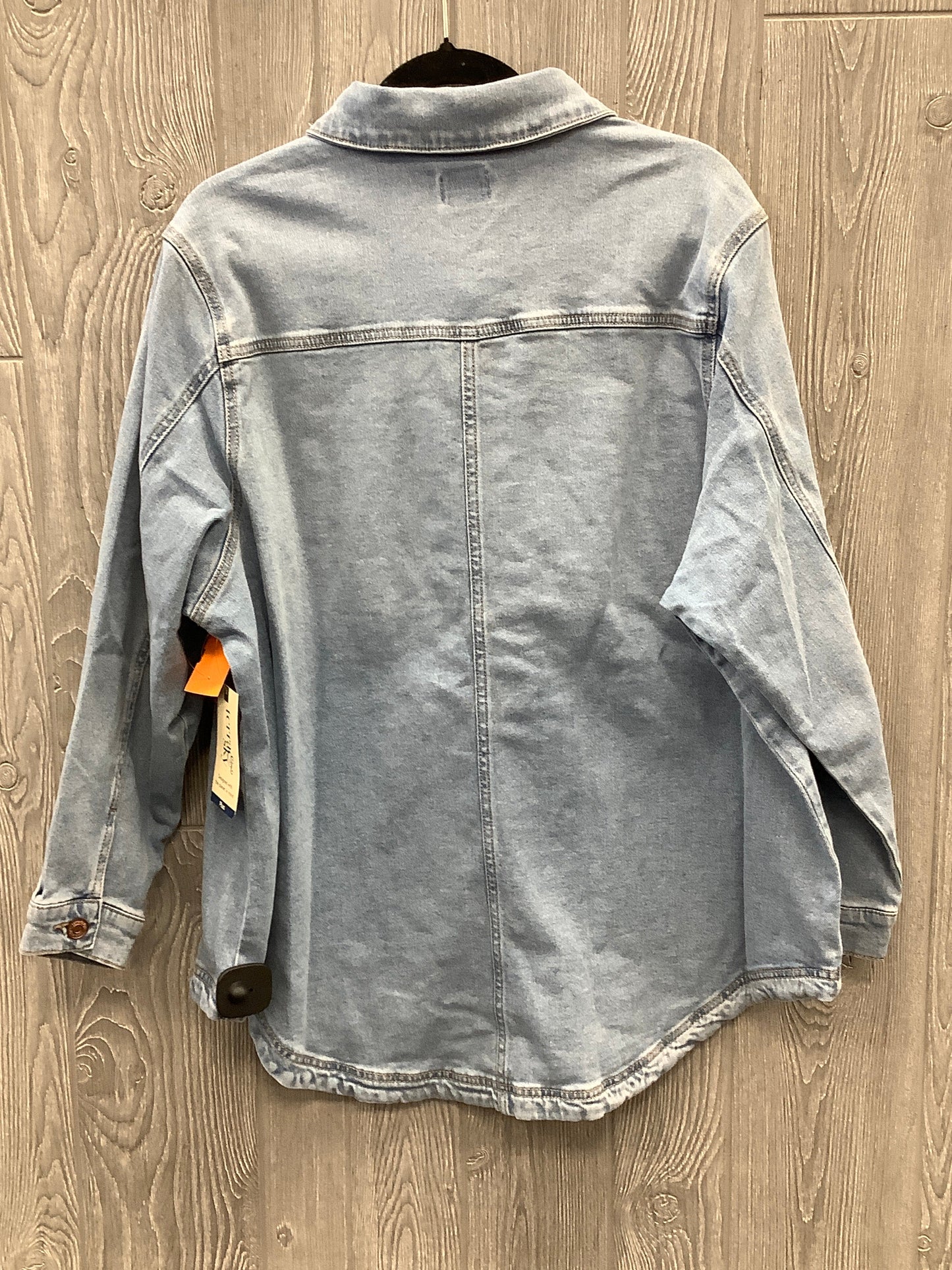 Jacket Denim By Terra & Sky In Blue, Size: Xl