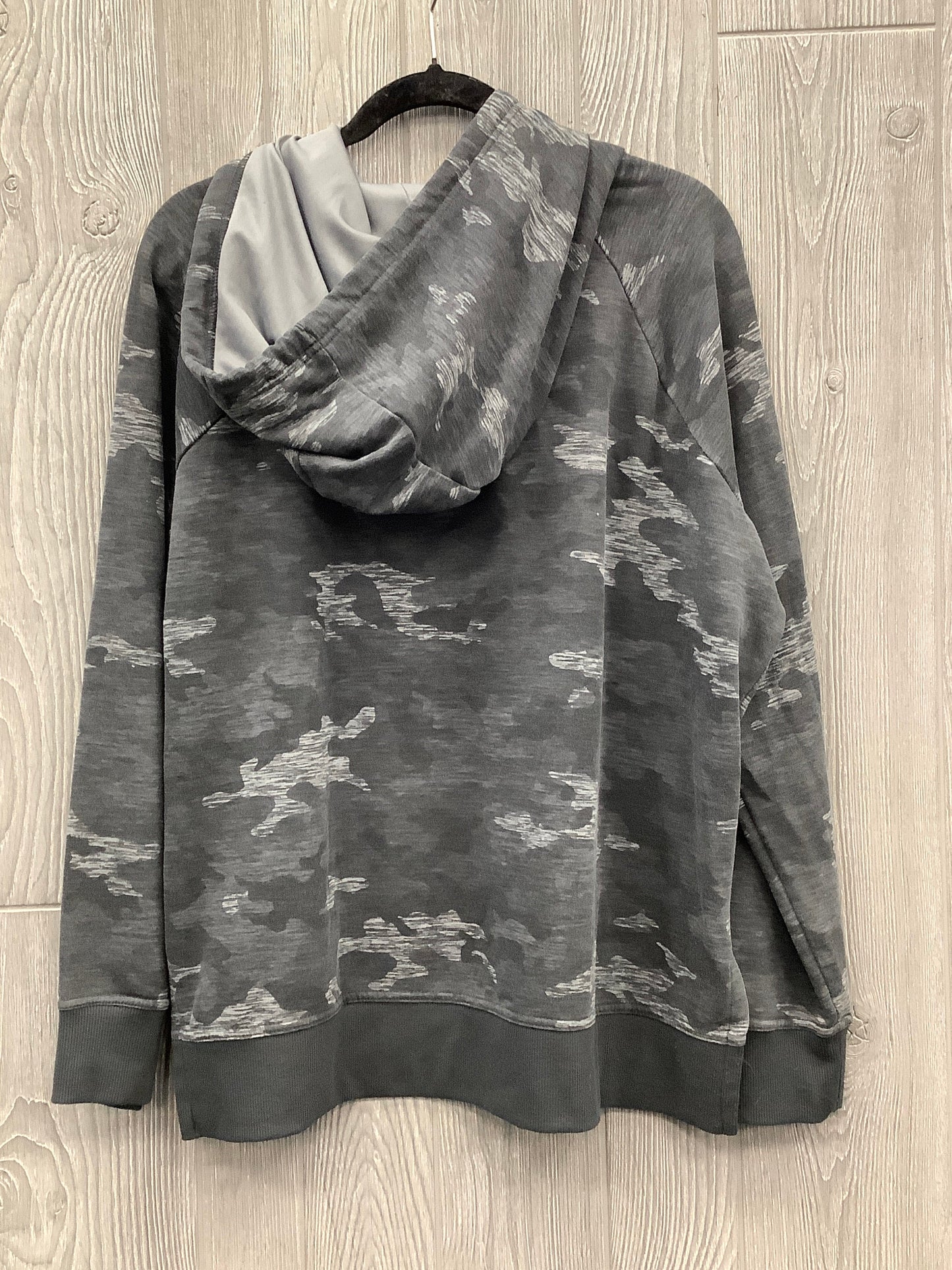 Sweatshirt Hoodie By Athletic Works In Camouflage Print, Size: Xl