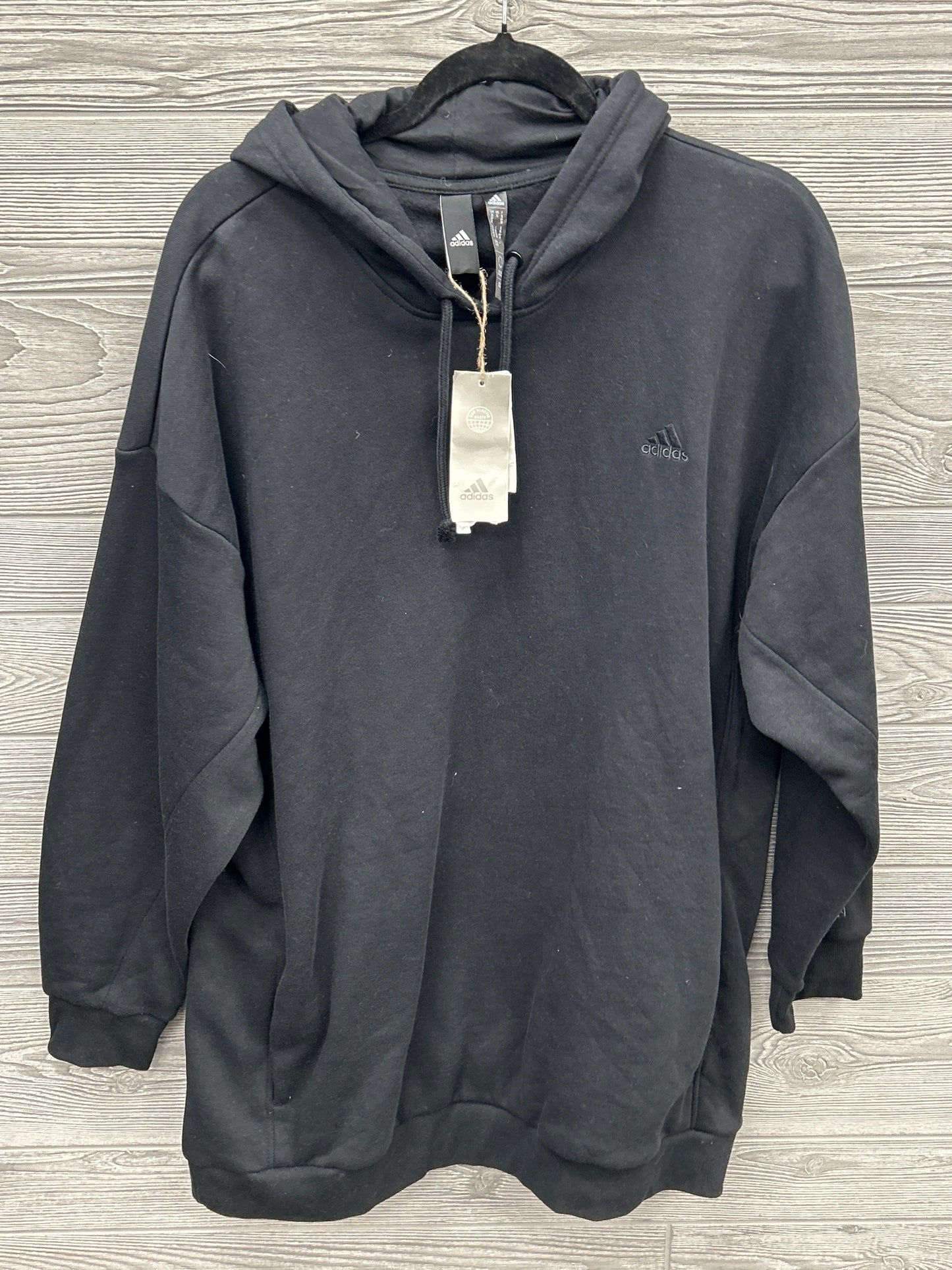 Sweatshirt Hoodie By Adidas In Black, Size: Xl