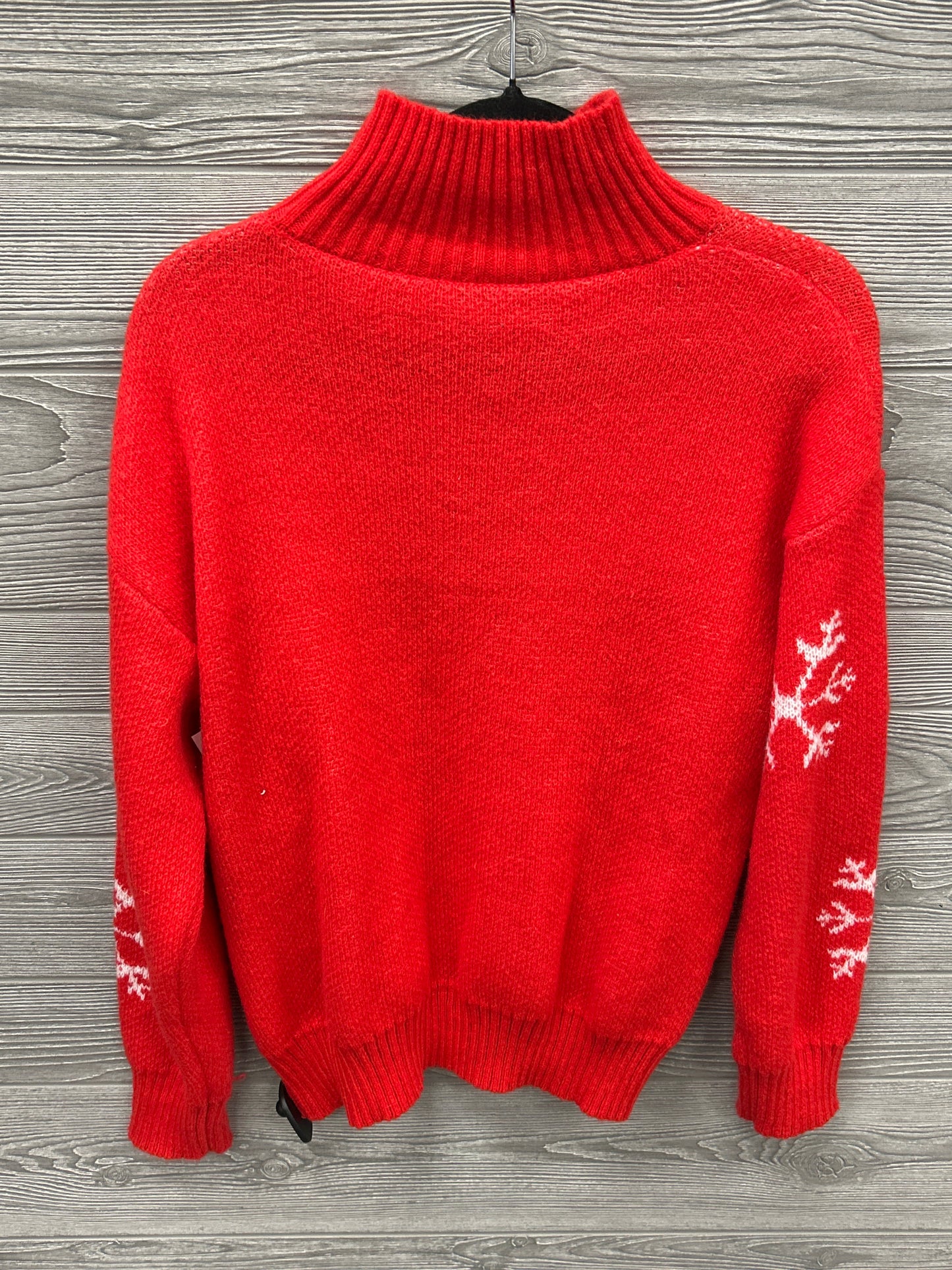 Sweater By Clothes Mentor In Red, Size: M