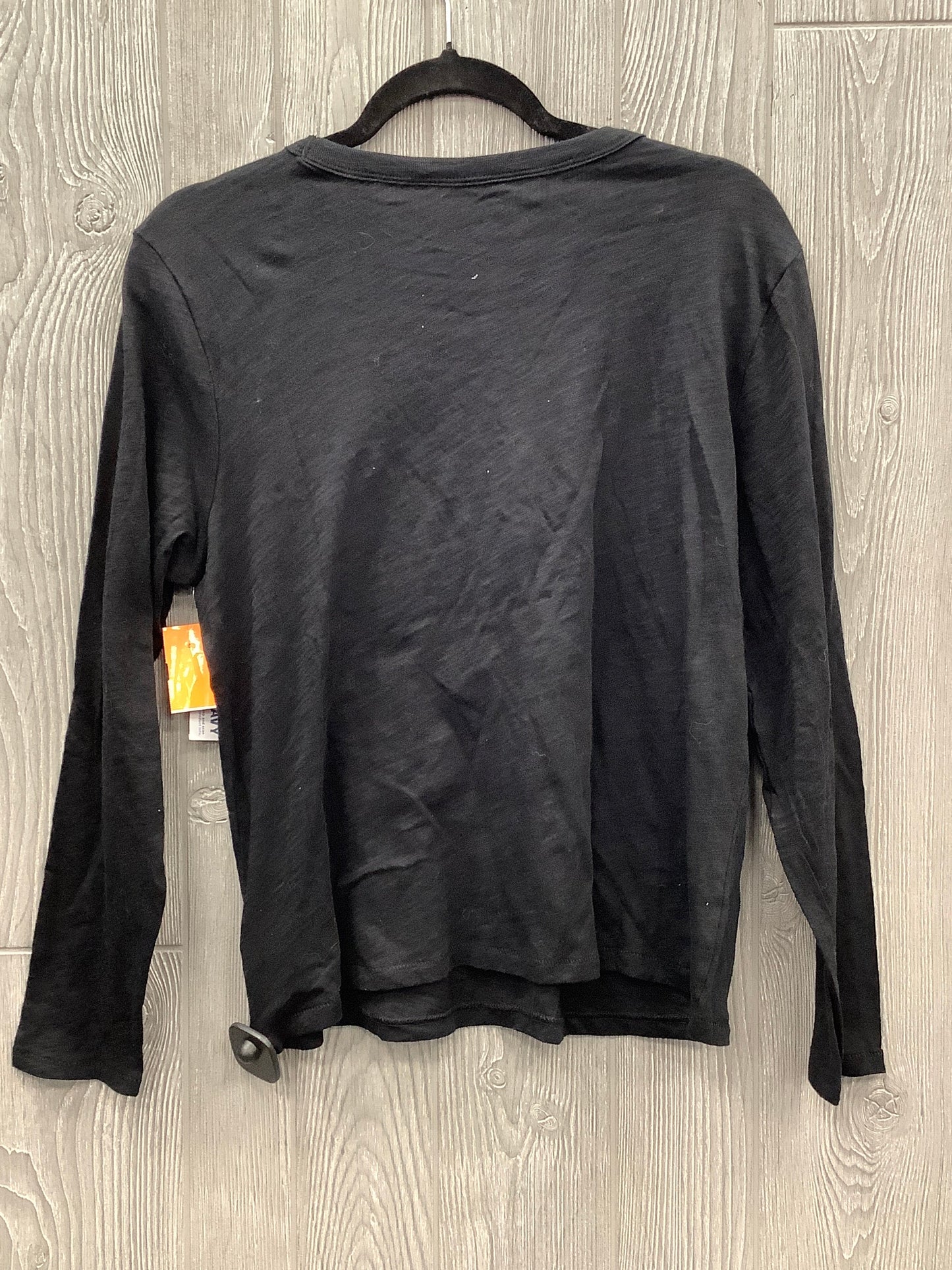 Top Long Sleeve Basic By Old Navy In Black, Size: L