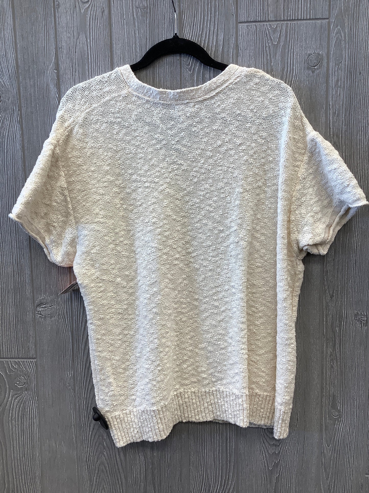 Top Short Sleeve By L.l. Bean In Cream, Size: 2x