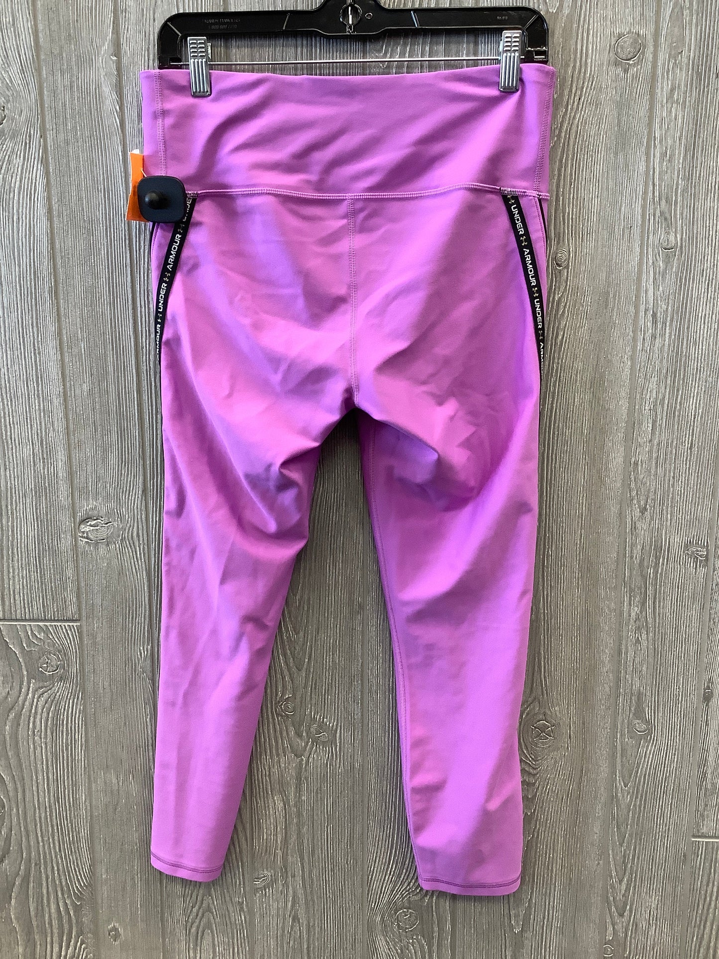 Athletic Leggings By Under Armour In Purple, Size: L