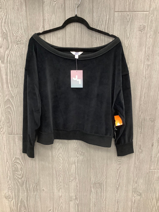 Top Long Sleeve By Joy Lab In Black, Size: L