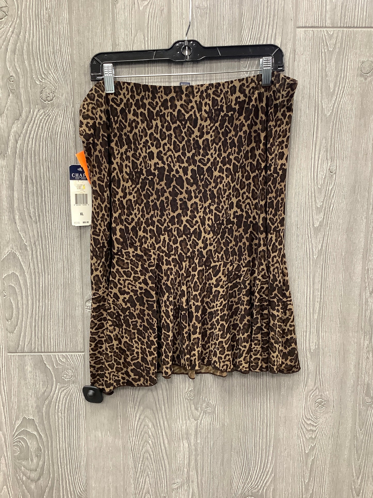 Skirt Midi By Chaps In Animal Print, Size: Xl