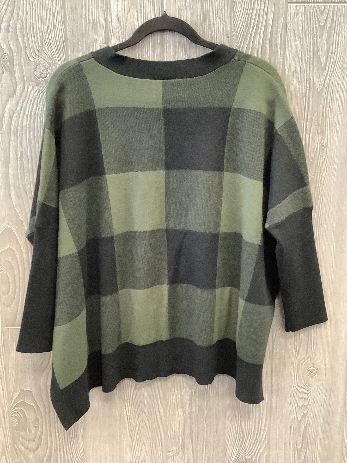 Sweater By Rafaella In Black & Green, Size: Mp