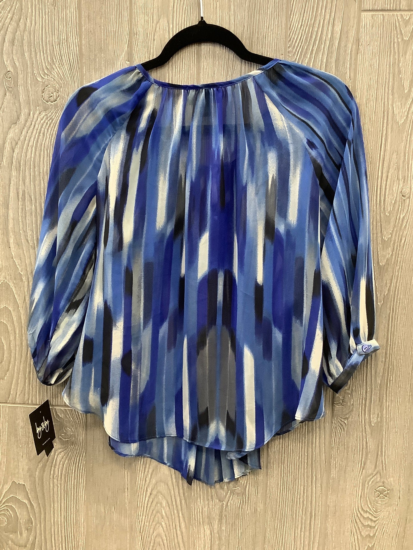 Top Long Sleeve By By & By In Blue, Size: M